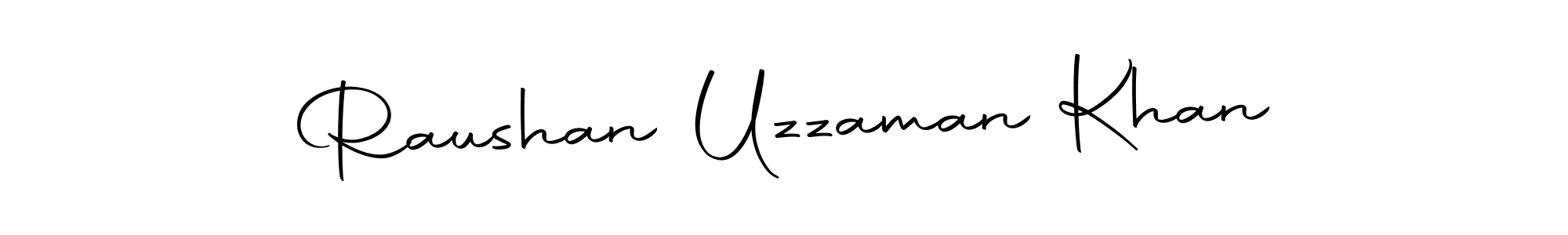 How to make Raushan Uzzaman Khan signature? Autography-DOLnW is a professional autograph style. Create handwritten signature for Raushan Uzzaman Khan name. Raushan Uzzaman Khan signature style 10 images and pictures png
