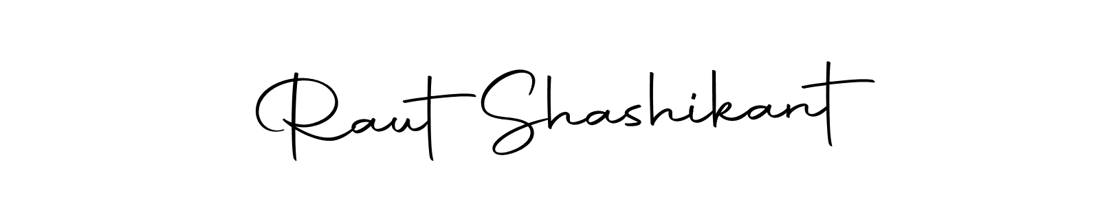 How to make Raut  Shashikant name signature. Use Autography-DOLnW style for creating short signs online. This is the latest handwritten sign. Raut  Shashikant signature style 10 images and pictures png