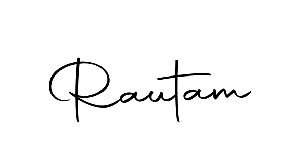 Create a beautiful signature design for name Rautam. With this signature (Autography-DOLnW) fonts, you can make a handwritten signature for free. Rautam signature style 10 images and pictures png