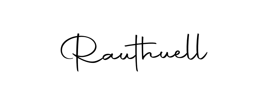 Rauthuell stylish signature style. Best Handwritten Sign (Autography-DOLnW) for my name. Handwritten Signature Collection Ideas for my name Rauthuell. Rauthuell signature style 10 images and pictures png