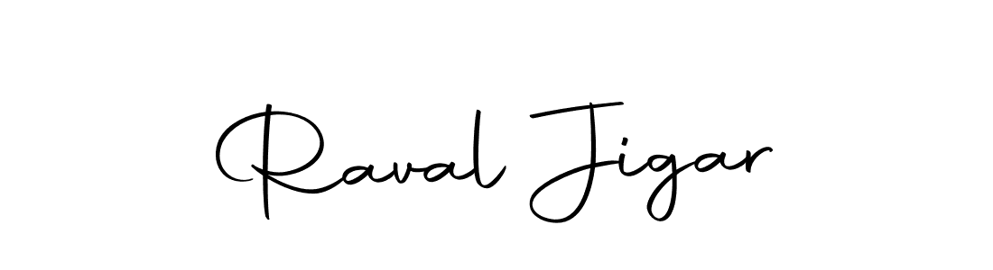 How to make Raval Jigar name signature. Use Autography-DOLnW style for creating short signs online. This is the latest handwritten sign. Raval Jigar signature style 10 images and pictures png