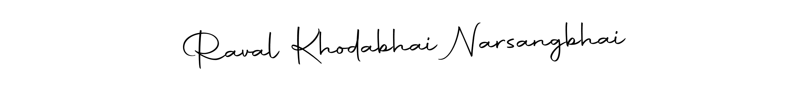 You can use this online signature creator to create a handwritten signature for the name Raval Khodabhai Narsangbhai. This is the best online autograph maker. Raval Khodabhai Narsangbhai signature style 10 images and pictures png