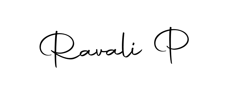 Make a beautiful signature design for name Ravali P. With this signature (Autography-DOLnW) style, you can create a handwritten signature for free. Ravali P signature style 10 images and pictures png