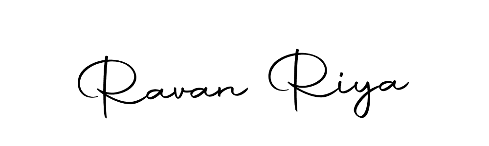 Create a beautiful signature design for name Ravan Riya. With this signature (Autography-DOLnW) fonts, you can make a handwritten signature for free. Ravan Riya signature style 10 images and pictures png