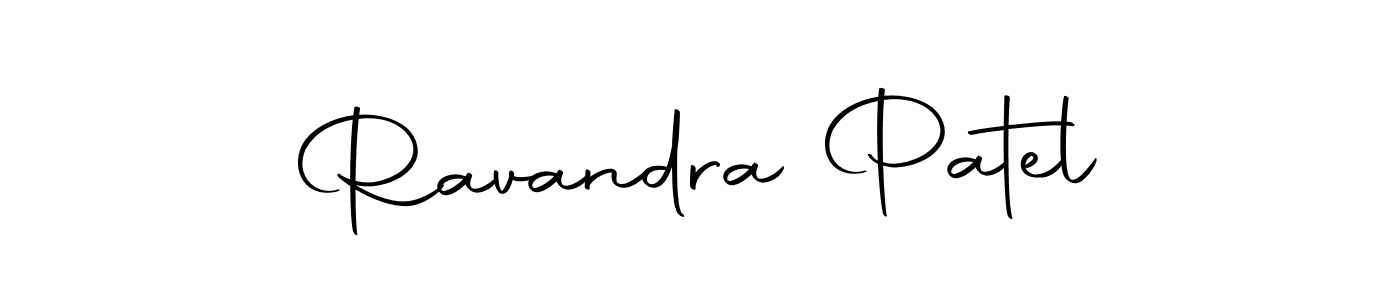 Create a beautiful signature design for name Ravandra Patel. With this signature (Autography-DOLnW) fonts, you can make a handwritten signature for free. Ravandra Patel signature style 10 images and pictures png