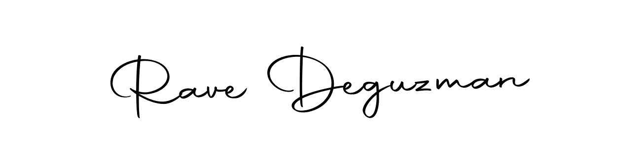 Use a signature maker to create a handwritten signature online. With this signature software, you can design (Autography-DOLnW) your own signature for name Rave Deguzman. Rave Deguzman signature style 10 images and pictures png