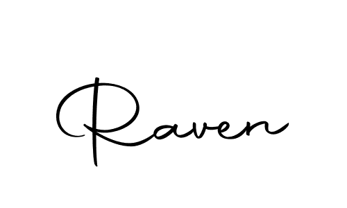 Create a beautiful signature design for name Raven. With this signature (Autography-DOLnW) fonts, you can make a handwritten signature for free. Raven signature style 10 images and pictures png