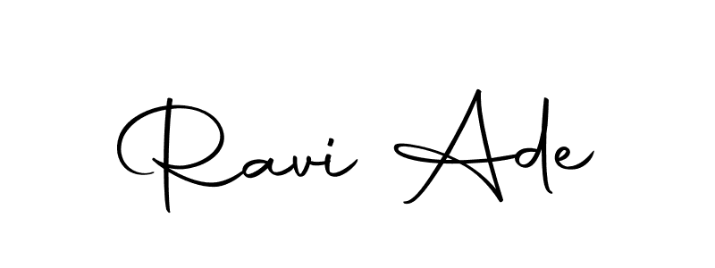 Make a beautiful signature design for name Ravi Ade. Use this online signature maker to create a handwritten signature for free. Ravi Ade signature style 10 images and pictures png