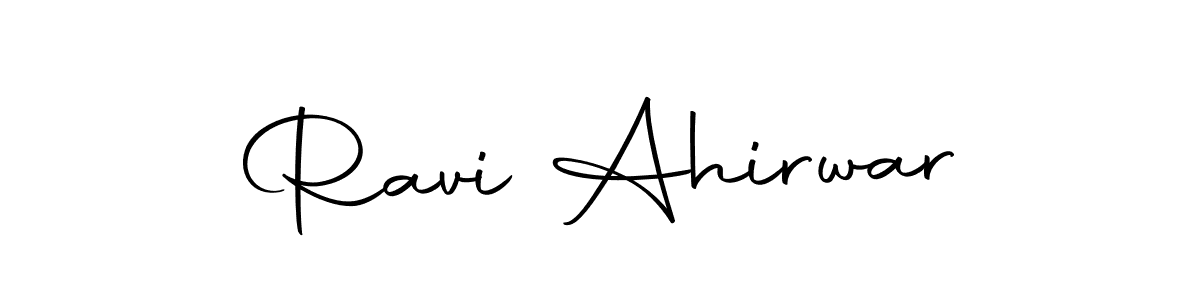 Design your own signature with our free online signature maker. With this signature software, you can create a handwritten (Autography-DOLnW) signature for name Ravi Ahirwar. Ravi Ahirwar signature style 10 images and pictures png