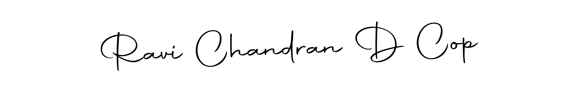 Create a beautiful signature design for name Ravi Chandran D Cop. With this signature (Autography-DOLnW) fonts, you can make a handwritten signature for free. Ravi Chandran D Cop signature style 10 images and pictures png