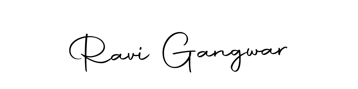 Create a beautiful signature design for name Ravi Gangwar. With this signature (Autography-DOLnW) fonts, you can make a handwritten signature for free. Ravi Gangwar signature style 10 images and pictures png