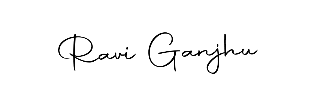 Design your own signature with our free online signature maker. With this signature software, you can create a handwritten (Autography-DOLnW) signature for name Ravi Ganjhu. Ravi Ganjhu signature style 10 images and pictures png