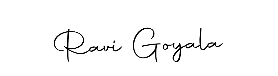 Design your own signature with our free online signature maker. With this signature software, you can create a handwritten (Autography-DOLnW) signature for name Ravi Goyala. Ravi Goyala signature style 10 images and pictures png