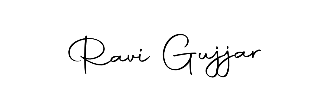 Use a signature maker to create a handwritten signature online. With this signature software, you can design (Autography-DOLnW) your own signature for name Ravi Gujjar. Ravi Gujjar signature style 10 images and pictures png