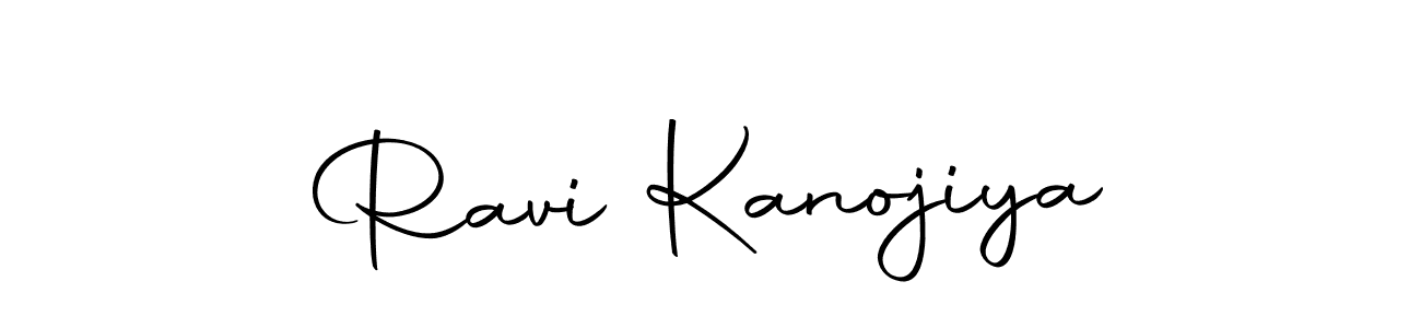 Design your own signature with our free online signature maker. With this signature software, you can create a handwritten (Autography-DOLnW) signature for name Ravi Kanojiya. Ravi Kanojiya signature style 10 images and pictures png