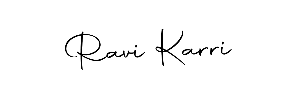 Use a signature maker to create a handwritten signature online. With this signature software, you can design (Autography-DOLnW) your own signature for name Ravi Karri. Ravi Karri signature style 10 images and pictures png
