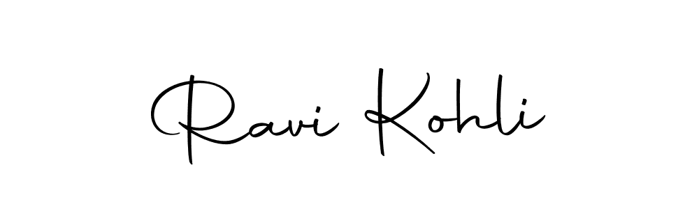 Create a beautiful signature design for name Ravi Kohli. With this signature (Autography-DOLnW) fonts, you can make a handwritten signature for free. Ravi Kohli signature style 10 images and pictures png