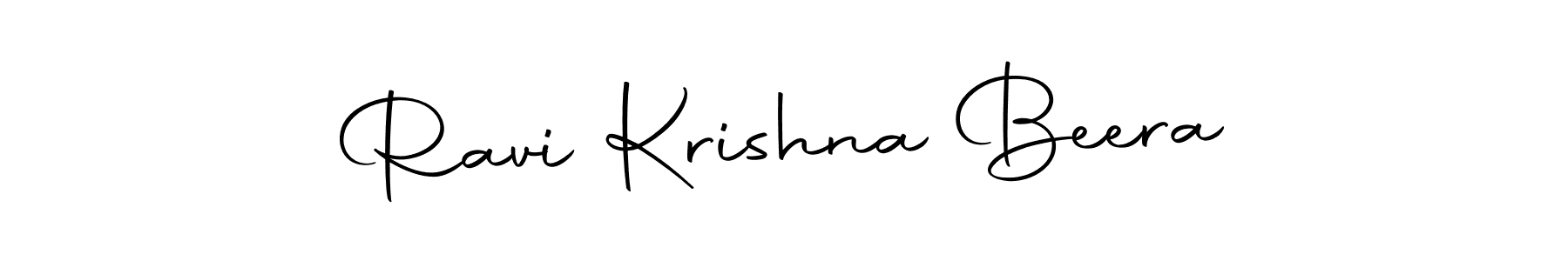 Also we have Ravi Krishna Beera name is the best signature style. Create professional handwritten signature collection using Autography-DOLnW autograph style. Ravi Krishna Beera signature style 10 images and pictures png