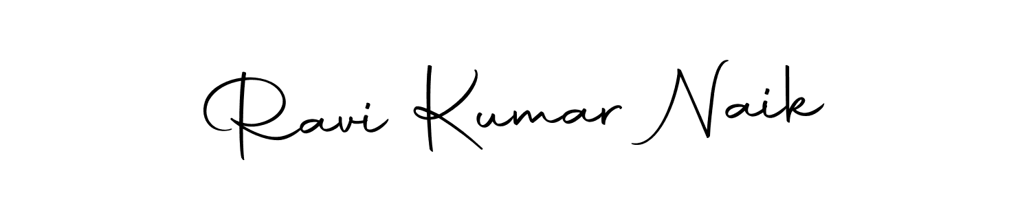 Design your own signature with our free online signature maker. With this signature software, you can create a handwritten (Autography-DOLnW) signature for name Ravi Kumar Naik. Ravi Kumar Naik signature style 10 images and pictures png