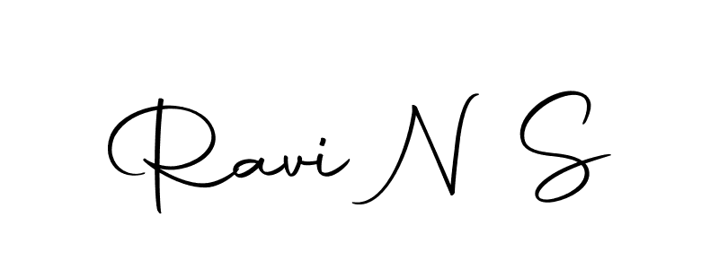 It looks lik you need a new signature style for name Ravi N S. Design unique handwritten (Autography-DOLnW) signature with our free signature maker in just a few clicks. Ravi N S signature style 10 images and pictures png