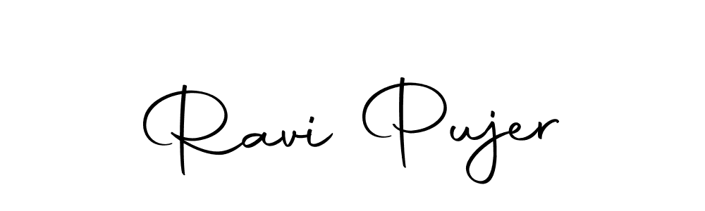 Here are the top 10 professional signature styles for the name Ravi Pujer. These are the best autograph styles you can use for your name. Ravi Pujer signature style 10 images and pictures png