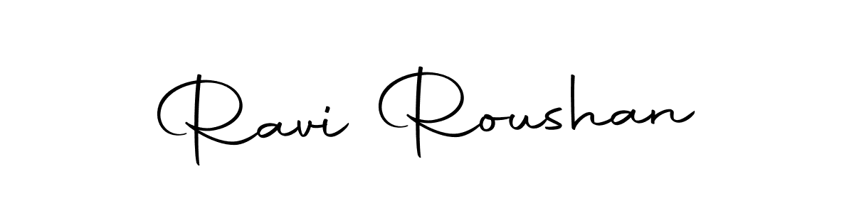 Make a beautiful signature design for name Ravi Roushan. With this signature (Autography-DOLnW) style, you can create a handwritten signature for free. Ravi Roushan signature style 10 images and pictures png