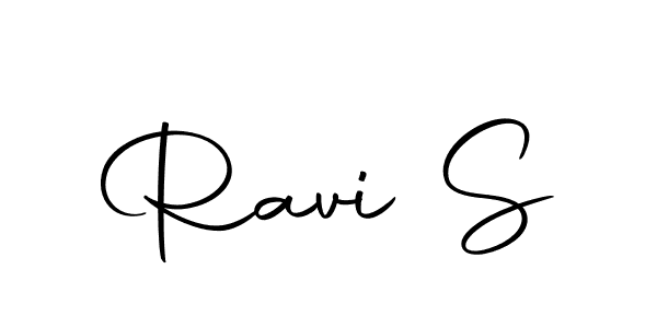 Design your own signature with our free online signature maker. With this signature software, you can create a handwritten (Autography-DOLnW) signature for name Ravi S. Ravi S signature style 10 images and pictures png