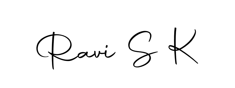 How to make Ravi S K name signature. Use Autography-DOLnW style for creating short signs online. This is the latest handwritten sign. Ravi S K signature style 10 images and pictures png