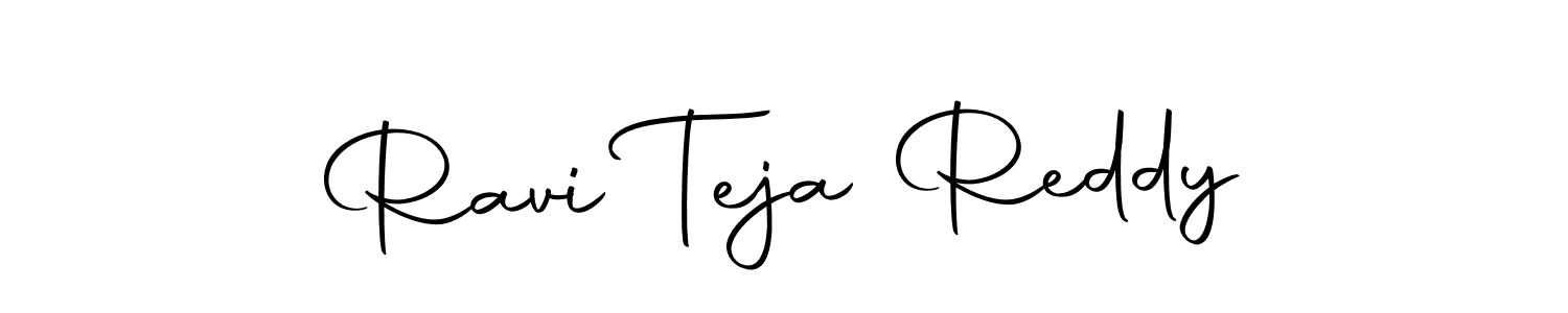 Design your own signature with our free online signature maker. With this signature software, you can create a handwritten (Autography-DOLnW) signature for name Ravi Teja Reddy. Ravi Teja Reddy signature style 10 images and pictures png