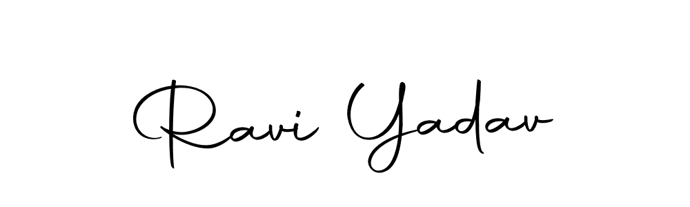 Make a beautiful signature design for name Ravi Yadav. With this signature (Autography-DOLnW) style, you can create a handwritten signature for free. Ravi Yadav signature style 10 images and pictures png