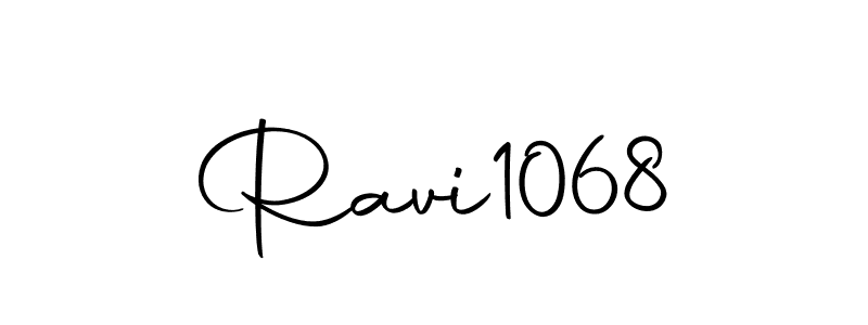 Design your own signature with our free online signature maker. With this signature software, you can create a handwritten (Autography-DOLnW) signature for name Ravi1068. Ravi1068 signature style 10 images and pictures png