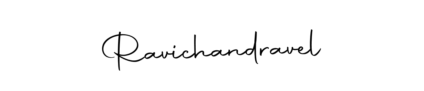 Make a beautiful signature design for name Ravichandravel. With this signature (Autography-DOLnW) style, you can create a handwritten signature for free. Ravichandravel signature style 10 images and pictures png