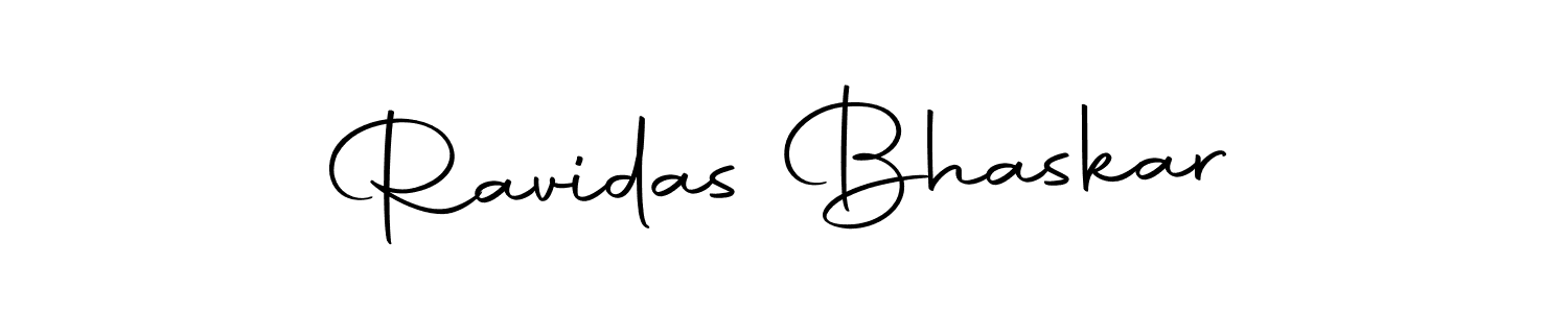 How to make Ravidas Bhaskar name signature. Use Autography-DOLnW style for creating short signs online. This is the latest handwritten sign. Ravidas Bhaskar signature style 10 images and pictures png