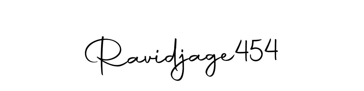 How to make Ravidjage454 name signature. Use Autography-DOLnW style for creating short signs online. This is the latest handwritten sign. Ravidjage454 signature style 10 images and pictures png