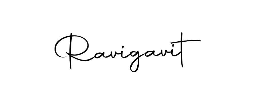 Create a beautiful signature design for name Ravigavit. With this signature (Autography-DOLnW) fonts, you can make a handwritten signature for free. Ravigavit signature style 10 images and pictures png