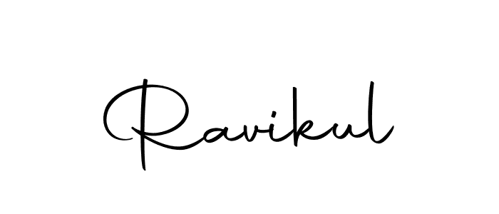 You should practise on your own different ways (Autography-DOLnW) to write your name (Ravikul) in signature. don't let someone else do it for you. Ravikul signature style 10 images and pictures png