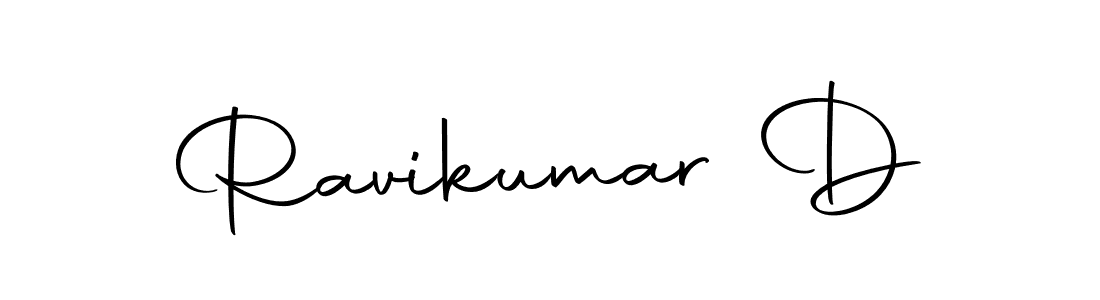 Design your own signature with our free online signature maker. With this signature software, you can create a handwritten (Autography-DOLnW) signature for name Ravikumar D. Ravikumar D signature style 10 images and pictures png