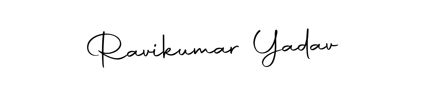 Make a beautiful signature design for name Ravikumar Yadav. Use this online signature maker to create a handwritten signature for free. Ravikumar Yadav signature style 10 images and pictures png