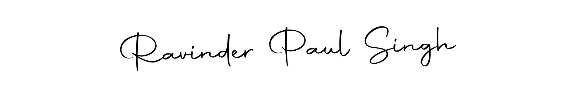 Design your own signature with our free online signature maker. With this signature software, you can create a handwritten (Autography-DOLnW) signature for name Ravinder Paul Singh. Ravinder Paul Singh signature style 10 images and pictures png