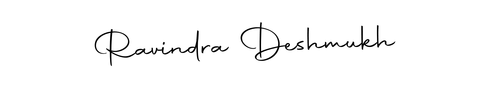 Create a beautiful signature design for name Ravindra Deshmukh. With this signature (Autography-DOLnW) fonts, you can make a handwritten signature for free. Ravindra Deshmukh signature style 10 images and pictures png