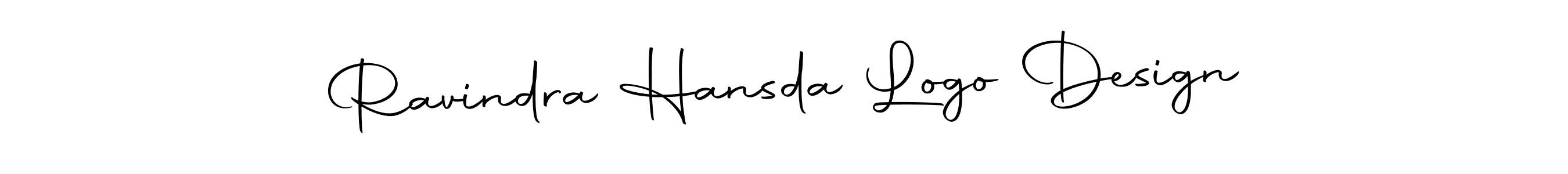 Autography-DOLnW is a professional signature style that is perfect for those who want to add a touch of class to their signature. It is also a great choice for those who want to make their signature more unique. Get Ravindra Hansda Logo Design name to fancy signature for free. Ravindra Hansda Logo Design signature style 10 images and pictures png