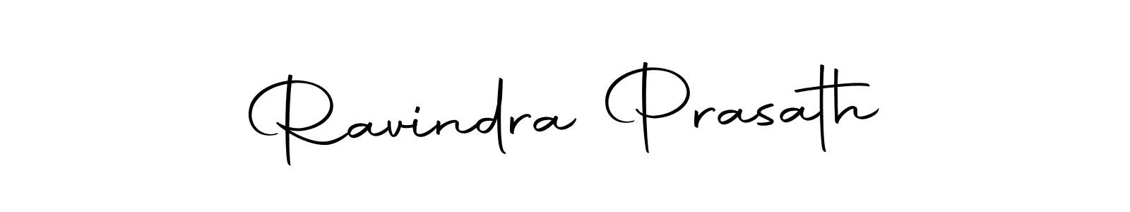 How to make Ravindra Prasath name signature. Use Autography-DOLnW style for creating short signs online. This is the latest handwritten sign. Ravindra Prasath signature style 10 images and pictures png