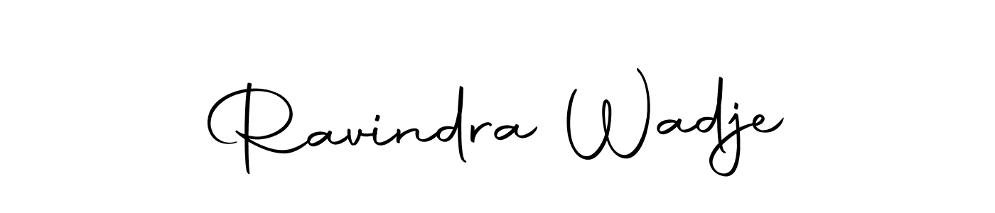 You can use this online signature creator to create a handwritten signature for the name Ravindra Wadje. This is the best online autograph maker. Ravindra Wadje signature style 10 images and pictures png