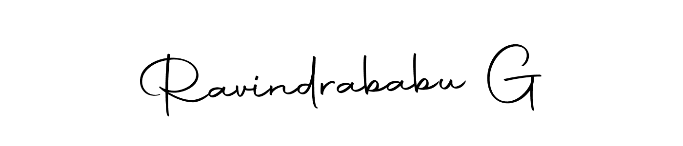 You should practise on your own different ways (Autography-DOLnW) to write your name (Ravindrababu G) in signature. don't let someone else do it for you. Ravindrababu G signature style 10 images and pictures png