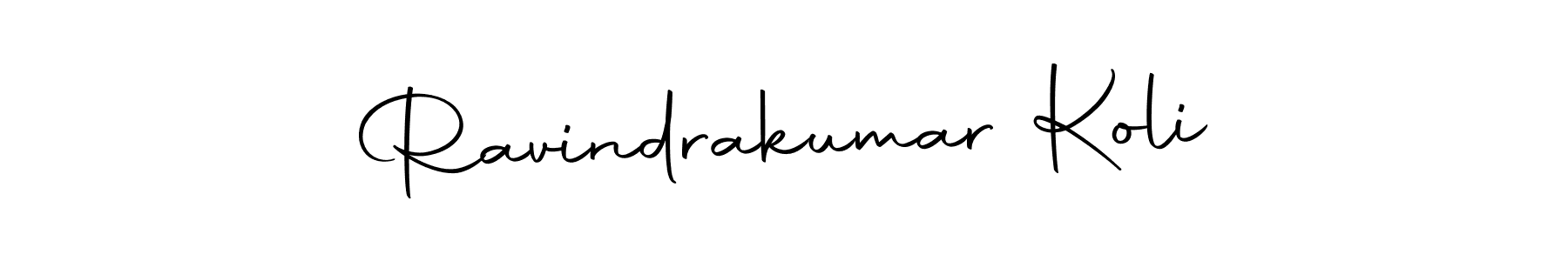 Also we have Ravindrakumar Koli name is the best signature style. Create professional handwritten signature collection using Autography-DOLnW autograph style. Ravindrakumar Koli signature style 10 images and pictures png