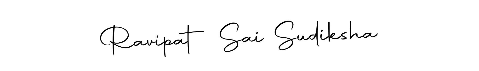 Create a beautiful signature design for name Ravipat Sai Sudiksha. With this signature (Autography-DOLnW) fonts, you can make a handwritten signature for free. Ravipat Sai Sudiksha signature style 10 images and pictures png