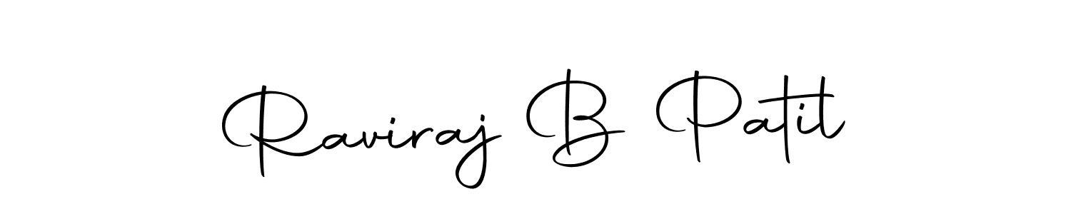 Design your own signature with our free online signature maker. With this signature software, you can create a handwritten (Autography-DOLnW) signature for name Raviraj B Patil. Raviraj B Patil signature style 10 images and pictures png