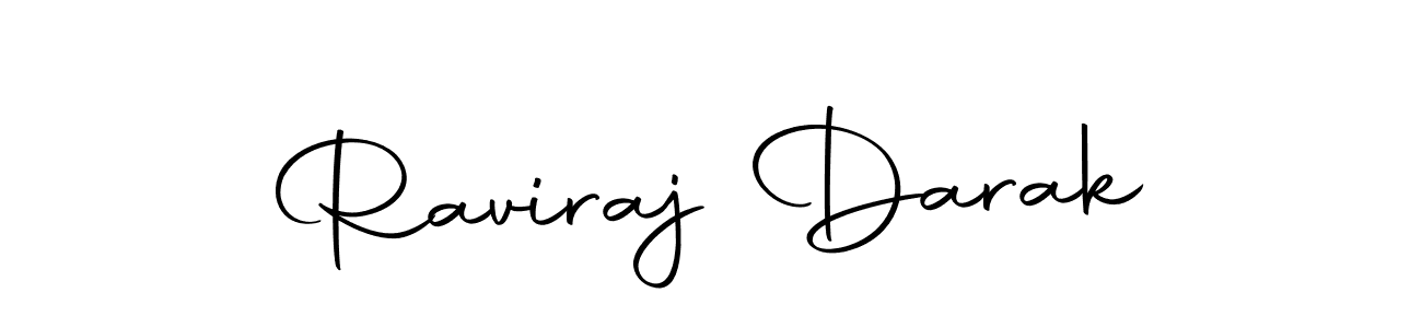 Create a beautiful signature design for name Raviraj Darak. With this signature (Autography-DOLnW) fonts, you can make a handwritten signature for free. Raviraj Darak signature style 10 images and pictures png