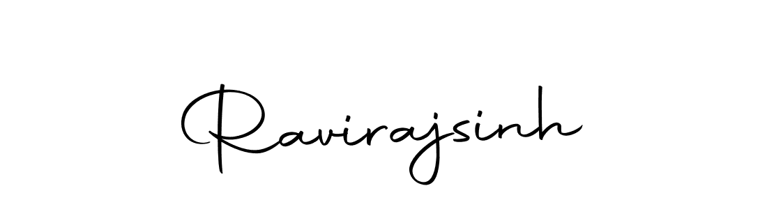 How to make Ravirajsinh name signature. Use Autography-DOLnW style for creating short signs online. This is the latest handwritten sign. Ravirajsinh signature style 10 images and pictures png