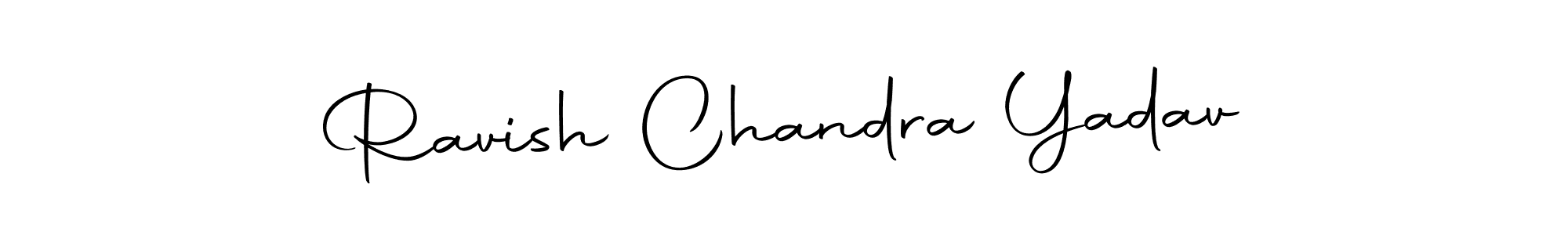 Make a short Ravish Chandra Yadav signature style. Manage your documents anywhere anytime using Autography-DOLnW. Create and add eSignatures, submit forms, share and send files easily. Ravish Chandra Yadav signature style 10 images and pictures png